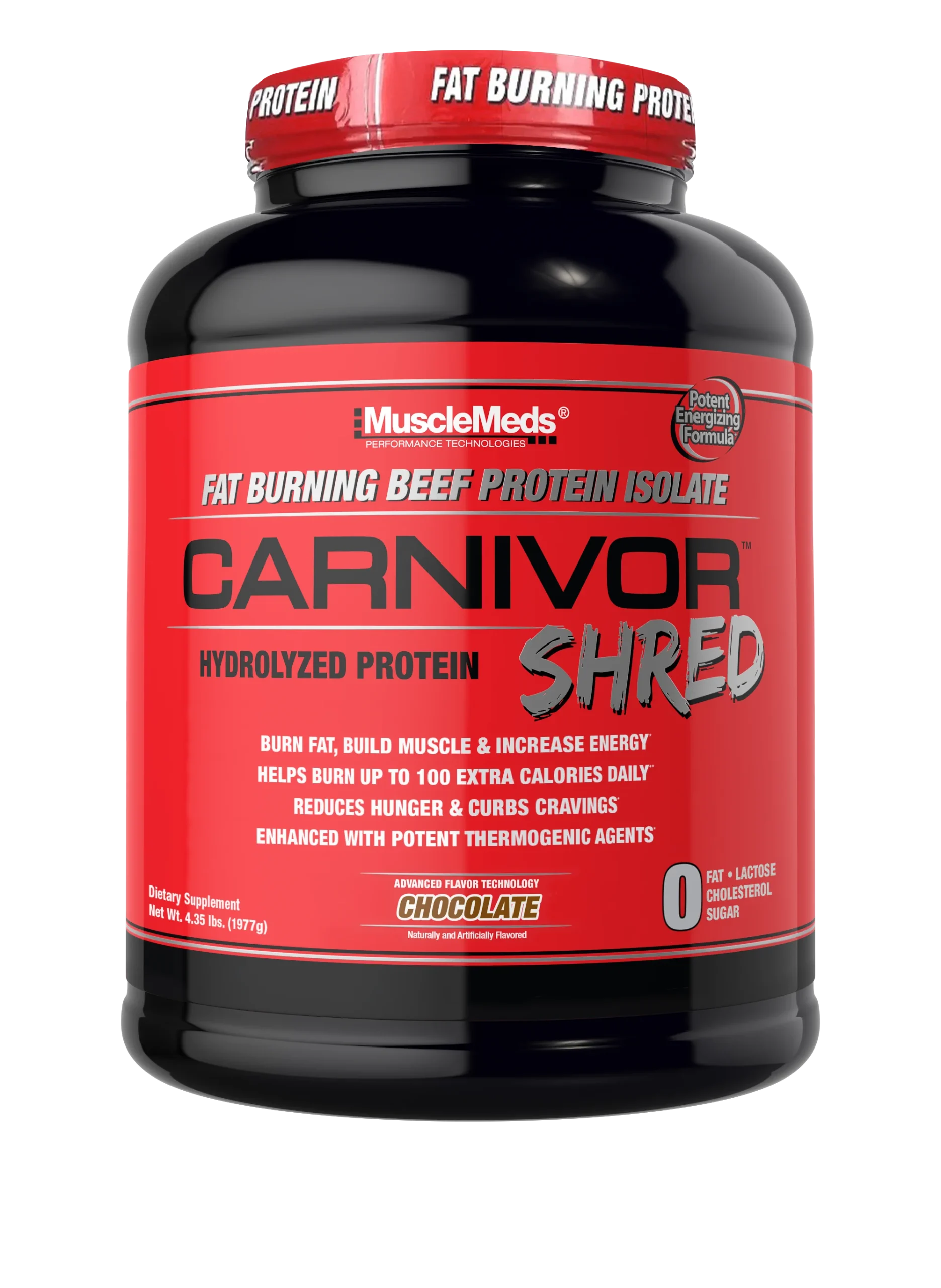 Musclemeds Carnivor Shred Hydrolyzed Beef Protein Isolate - Chocolate 4.35lb